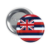 Round Button - State Flag Hawaii - USA