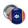 Round Button - State Flag Mississippi - USA