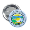 Round Button - State Seal Alaska - USA