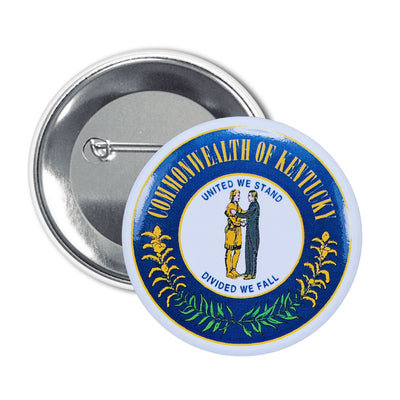 Round Button - State Seal Kentucky - USA