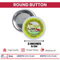 Round Button - State Seal Nevada - USA