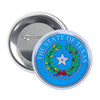 Round Button - State Seal Texas - USA