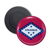 Round Magnet  - State Flag Arkansas - USA