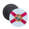 Round Magnet - State Flag Florida - USA