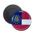 Round Magnet - State Flag Georgia - USA