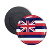 Round Magnet - State Flag Hawaii - USA