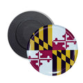 Round Magnet - State Flag Maryland - USA