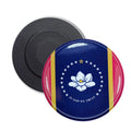 Round Magnet - State Flag Mississippi - USA