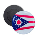 Round Magnet - State Flag Ohio - USA