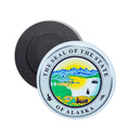 Round Magnet - State Seal Alaska - USA