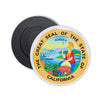 Round Magnet - State Seal California - USA