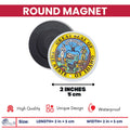 Round Magnet - State Seal Idaho - USA