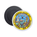 Round Magnet - State Seal Idaho - USA