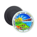 Round Magnet - State Seal Montana - USA