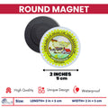 Round Magnet - State Seal Nevada - USA