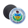 Round Magnet - State Seal Pennsylvania - USA