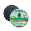 Round Magnet - State Seal Vermont - USA