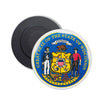 Round Magnet - State Seal Wisconsin - USA