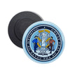 Round Magnet - State Seal Wyoming - USA