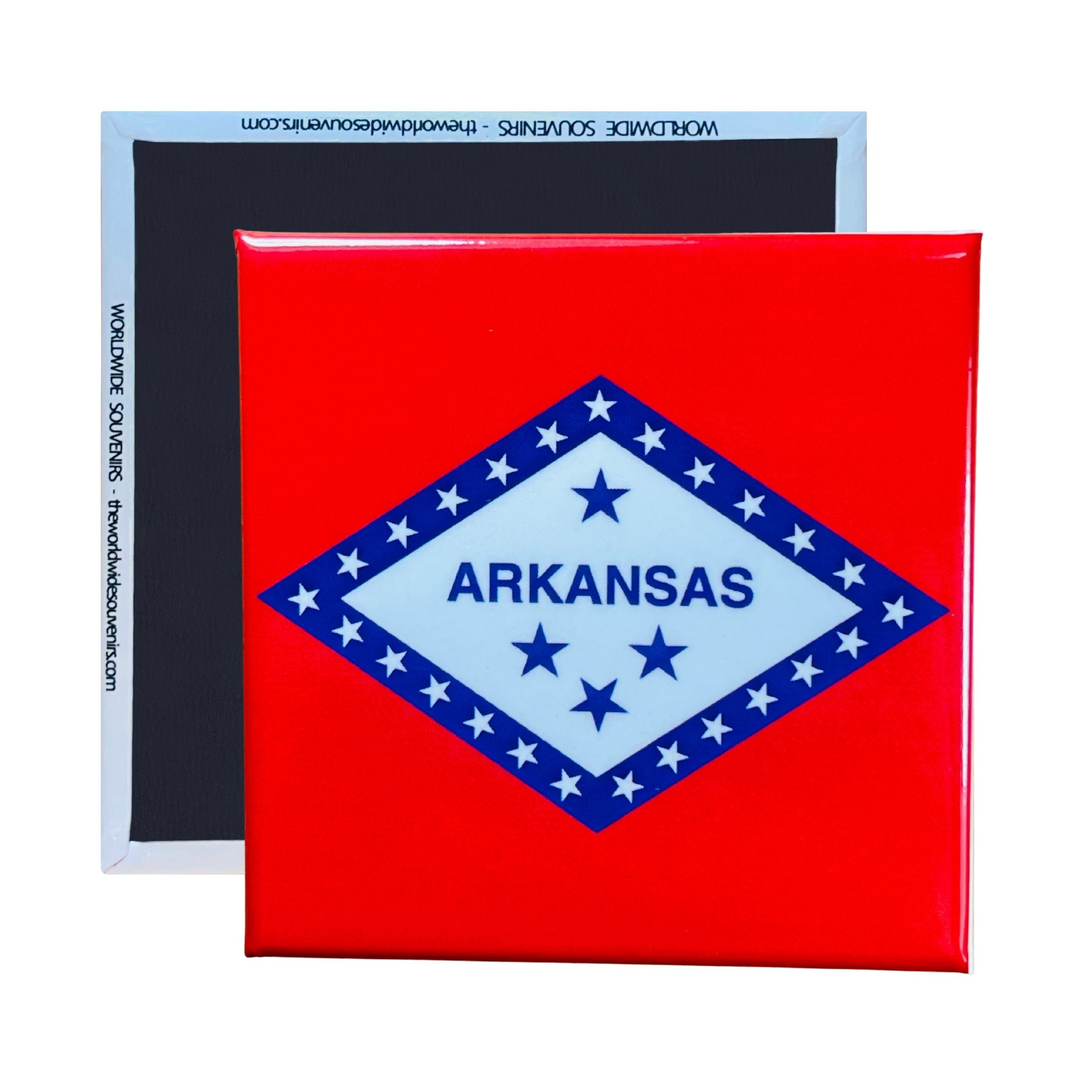 Square Magnet - State Flag ARKANSAS - USA