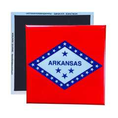 Square Magnet - State Flag ARKANSAS - USA