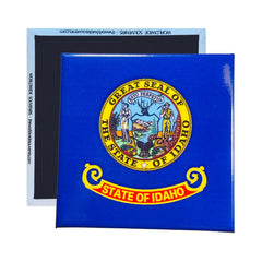 Square Magnet - State Flag IDAHO - USA