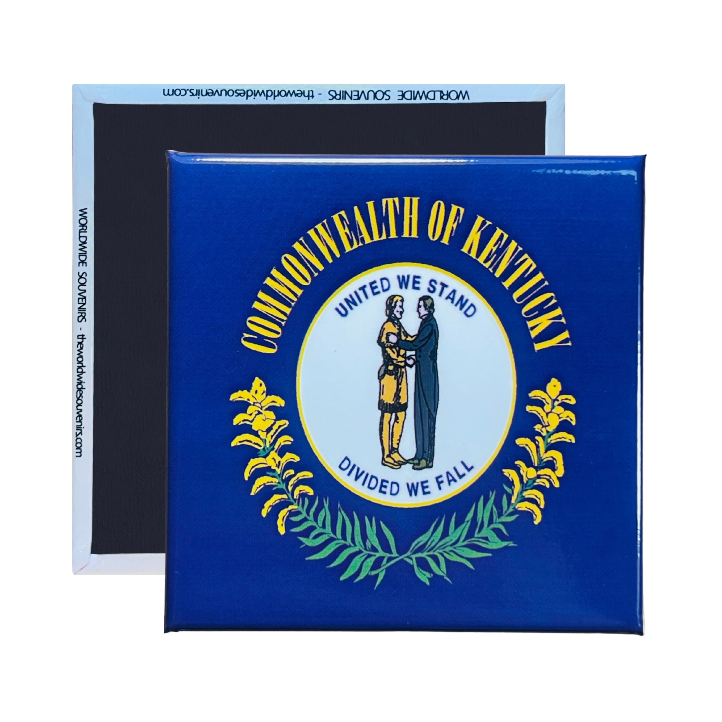 Square Magnet - State Flag KENTUCKY - USA