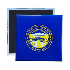 Square Magnet - State Flag NEBRASKA - USA
