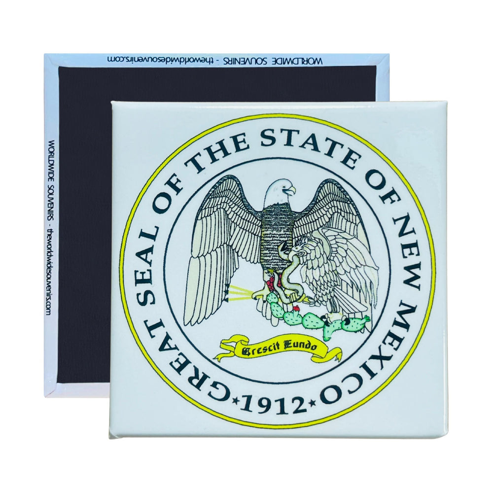 Square Magnet - State Seal NEW MEXICO - USA