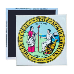 Square Magnet - State Seal NORTH CAROLINA - USA