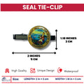 TIE CLIP - STATE SEAL CALIFORNIA - USA