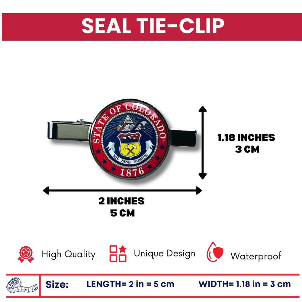 Tie Clip - State Seal Colorado - USA