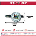 TIE CLIP - STATE SEAL DELAWARE - USA