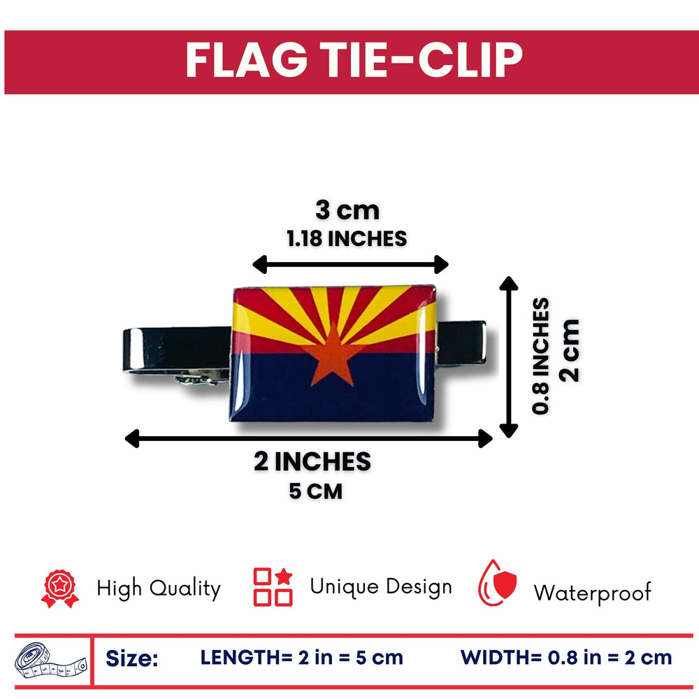 Tie Clip - State Flag Arizona - Usa