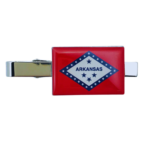 Tie Clip - State Flag Arkansas - USA