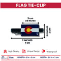 Tie Clip - State Flag Colorado - Usa