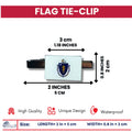 Tie Clip - State Flag Massachussetts - Usa