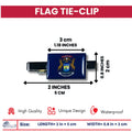 Tie Clip - State Flag Michigan - Usa