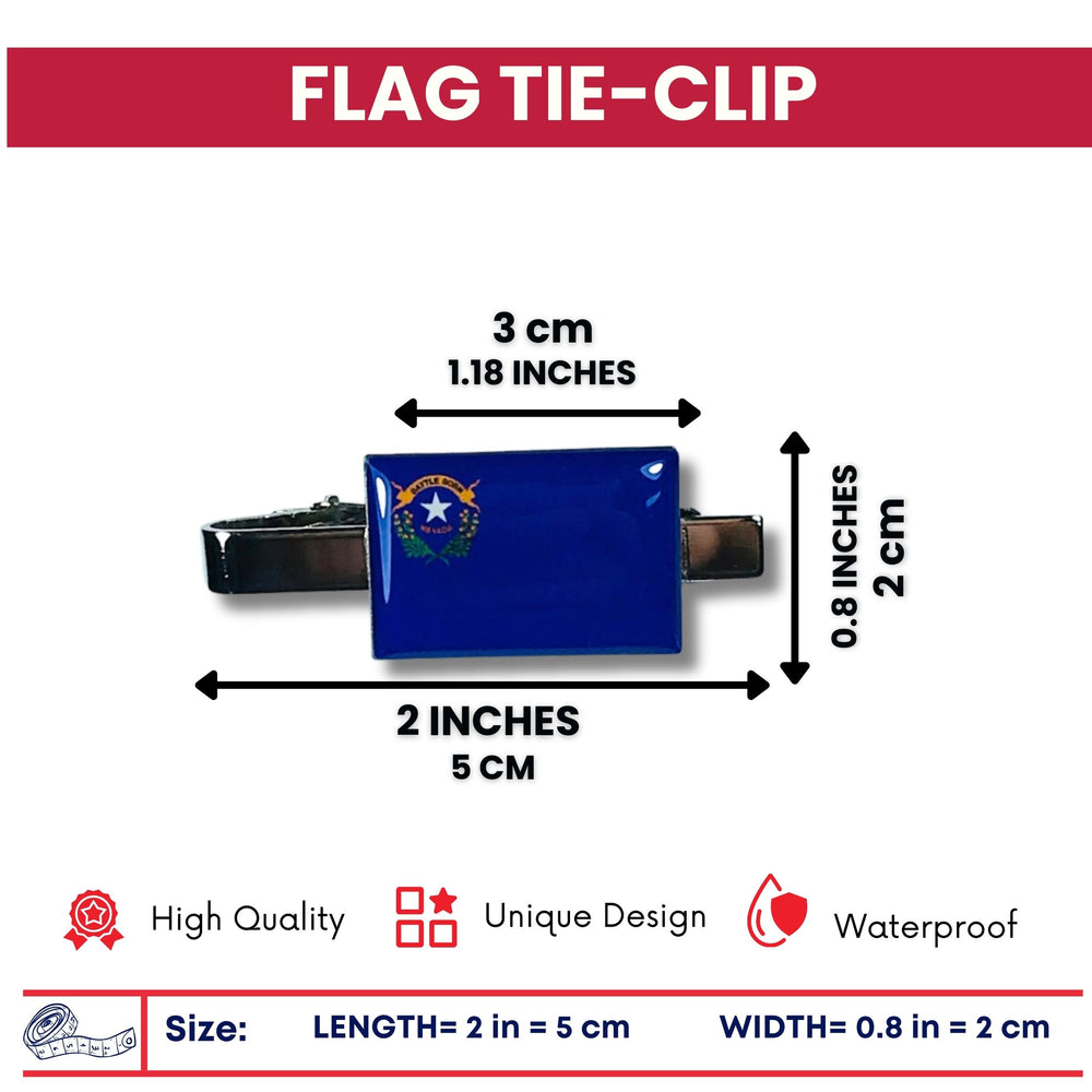 Tie Clip - State Flag Nevada - Usa