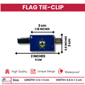 Tie Clip - State Flag Vermont - Usa