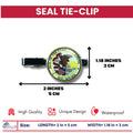 TIE CLIP - STATE SEAL ILLINOIS - USA