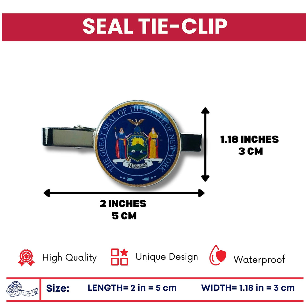 Tie Clip - State Seal New York - USA