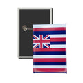 Vertical Button - State Flag Hawaii - USA