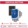 Vertical Button - State Flag Indiana - USA