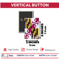 Vertical Button - State Flag Maryland - USA