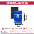 Vertical Button - State Flag Oregon - USA