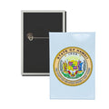 Vertical Button - State Seal Hawaii - USA