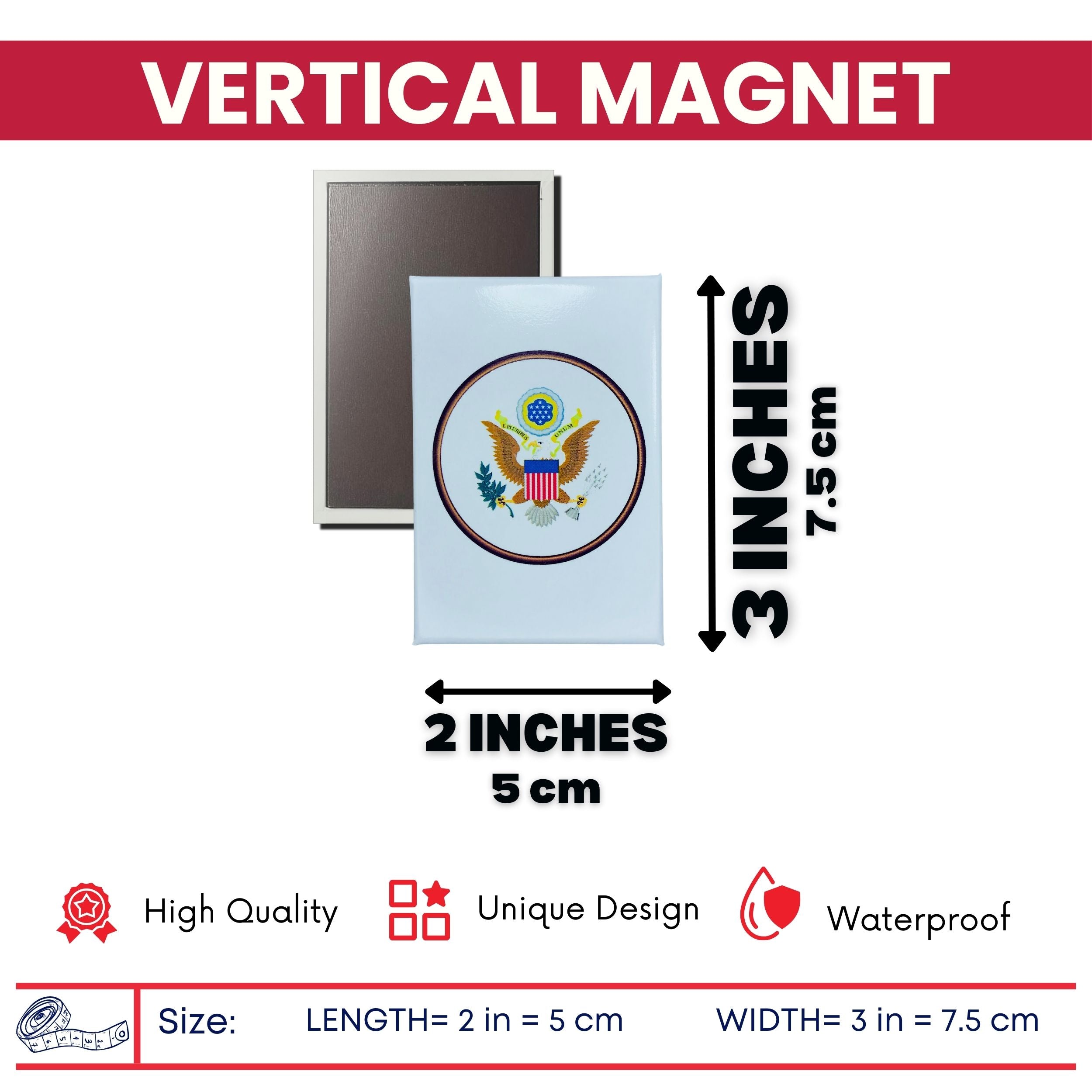 Vertical Magnet - Seal United States - USA