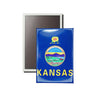 Vertical Magnet - State Flag Kansas - USA