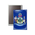 Vertical Magnet - State Flag Maine - USA